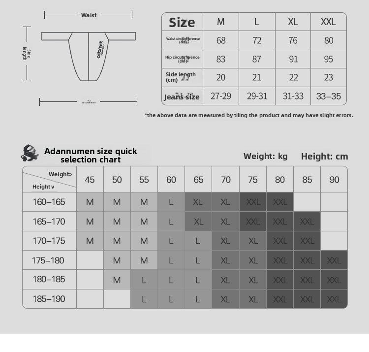 METOIN Low-Rise Modal Briefs for Men – Lightweight Summer Comfort (AD314)