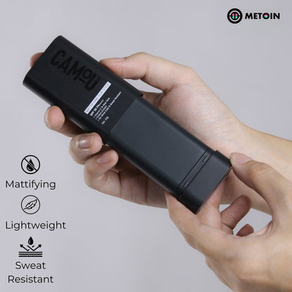 20g METOIN Men's Mattifying Sun Stick SPF50 PA++++ Oil Control No White Cast Vitamin C Sweat Resistant Aloe Vera Cotton Extract Sunscreen