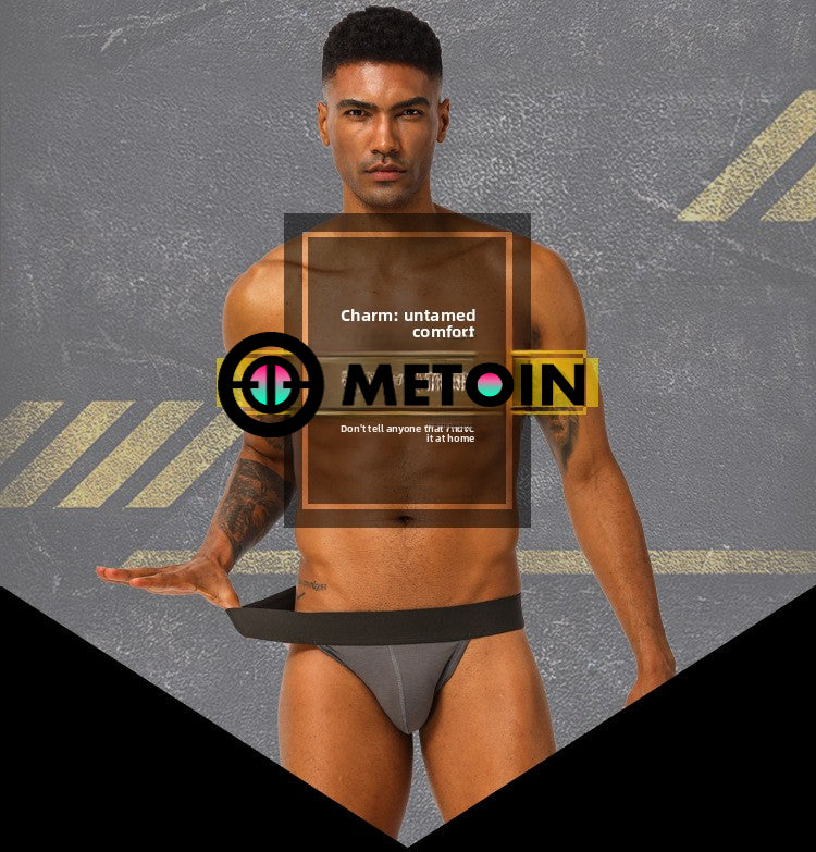 METOIN Men’s Low-Rise Cotton Thong – European & American Style (BP.01)