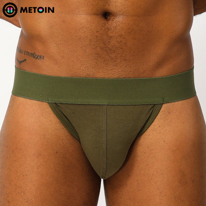 METOIN Men’s Low-Rise Cotton Thong – European & American Style (BP.01)