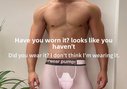 METOIN 2025 New Men's Ice Silk Quick Dry Running Tights Ultra Thin Summer Transparent High Elastic Inner Leggings