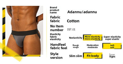 METOIN Men’s Low-Rise Cotton Thong – European & American Style (BP.01)